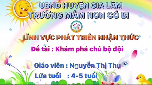 Lĩnh vực phát triển nhận thức